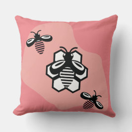 Almofada abelhas voadoras