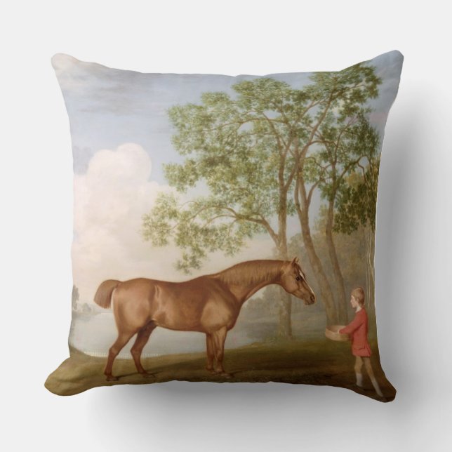 Almofada Abóbora com um Estável-Rapaz, 1774 de George (Frente)