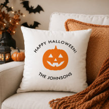 Abóbora de Halloween Minimalista – Família Persona
