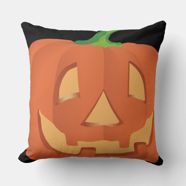 Almofada Abóbora para o Halloween 1 (Frente)