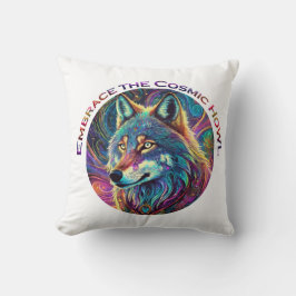Almofada Abrace o Lobo de Howl Cósmico