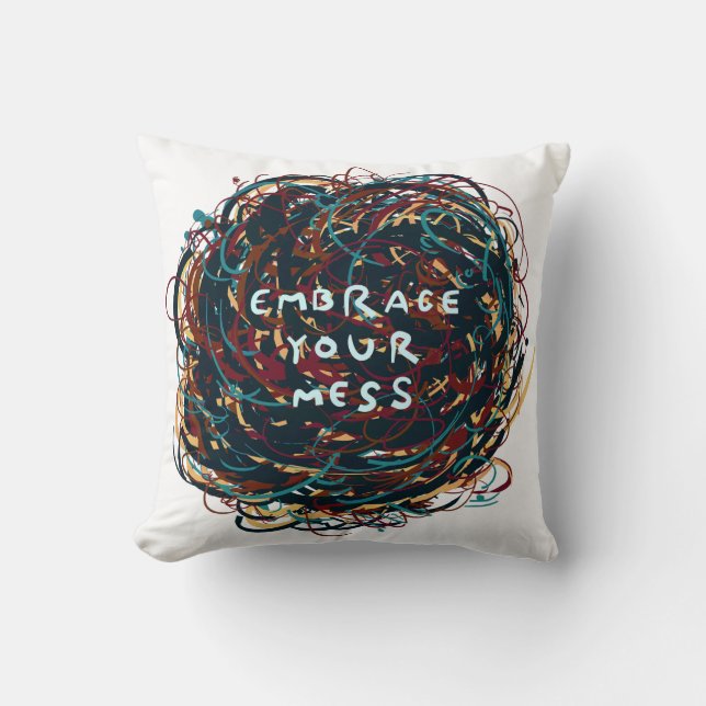 Almofada Abrace sua mess (Frente)
