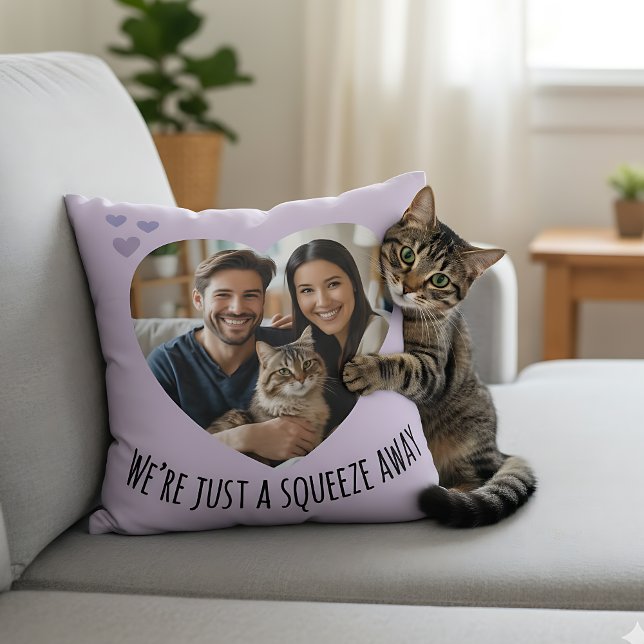 Almofada Abraço à Distância Presente de foto de saudades ab (Criador carregado)