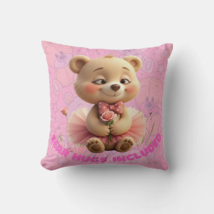 Almofada Abraços De Urso Incluídos - Urso De Tutu Doce