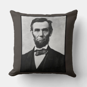 Almofada Abraham Lincoln Presidente dos Estados da União Re