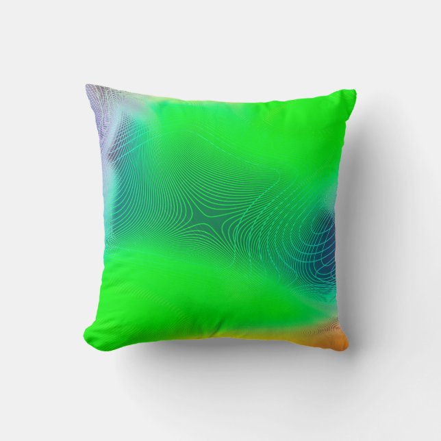 Almofada abstract blur background. multicolor effect patter (Frente)
