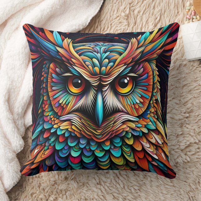 ALMOFADA ABSTRACT OWL CUSHION (Cobertor)