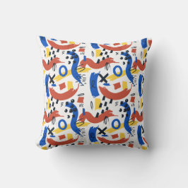 Almofada Abstract Pastel Pattern Pillow – Cute Colorful