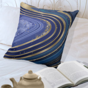 Almofada Abstrato Agate V2 Midnight ID827