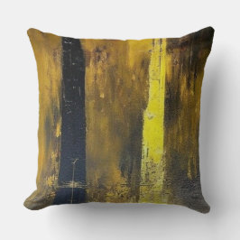 Almofada Abstrato amarelo moderno