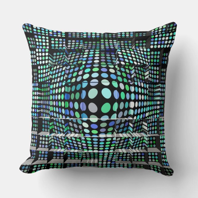 Almofada Abstrato Art 158 Travesseiros (Frente)