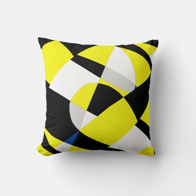 Almofada Abstrato-Art A Pintura De Um Alcance De Travesseir (Frente)