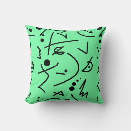 Almofada Abstrato-Art A Pintura De Um Alcance De Travesseir