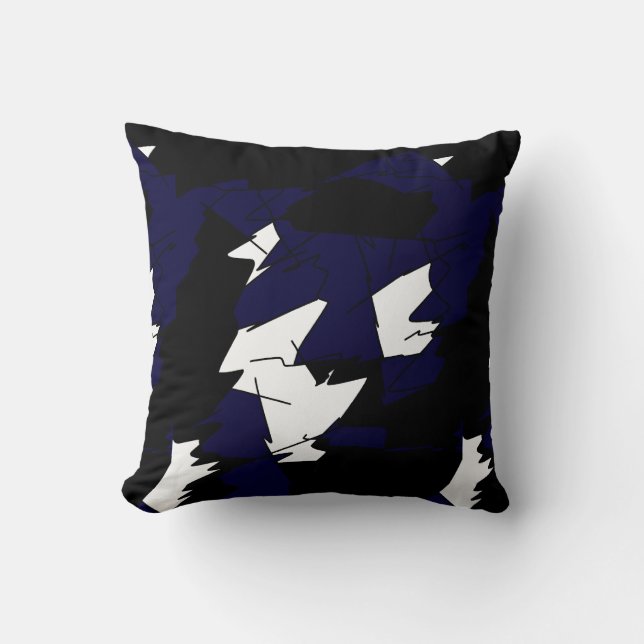 Almofada Abstrato-Art A Pintura De Um Alcance De Travesseir (Frente)