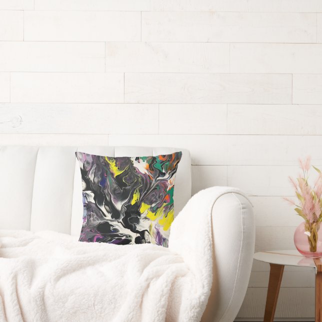 Almofada Abstrato Artsy Travesseiro decorativo de Instrução (Sofá)