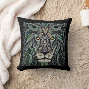 Almofada Abstrato Chique King Lion