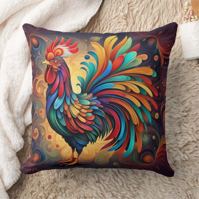ALMOFADA ABSTRATO COCKEREL CUSHION (Cobertor)