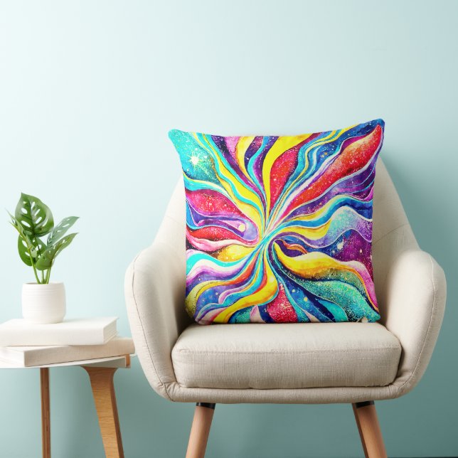 ALMOFADA ABSTRATO COSMIC DESIGN SIMPLES (Cadeira)