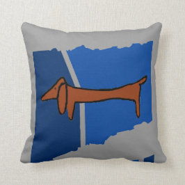 Almofada Abstrato Dachshund