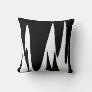 Almofada Abstrato de Arte Negra Funky