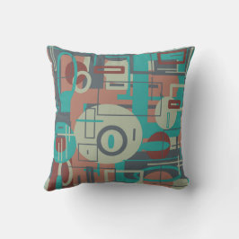 Almofada Abstrato de Arte Tribal do Sudoeste