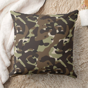 Almofada abstrato de camuflagem