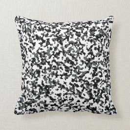 Almofada Abstrato de Camuflagem de Neve