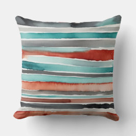 Almofada abstrato de carvão vermelho e carvões