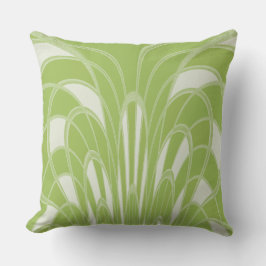 Almofada Abstrato de Mushroom - Art Deco - Mint
