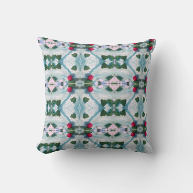 Almofada Abstrato de Natal (Frente)