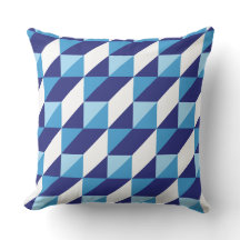 Abstrato do Triângulo Geométrico Azul