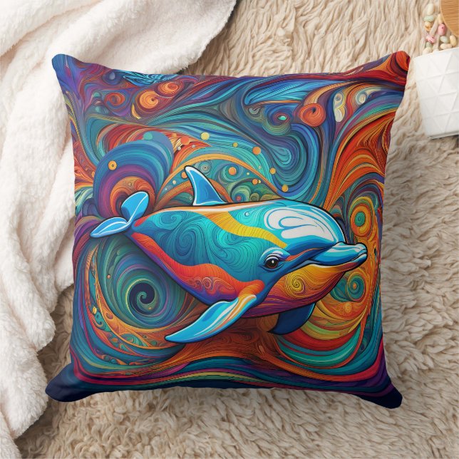 ALMOFADA ABSTRATO DOLPHIN CUSHION (Cobertor)