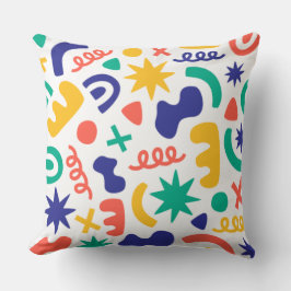 Almofada Abstrato forma um padrão sem falhas