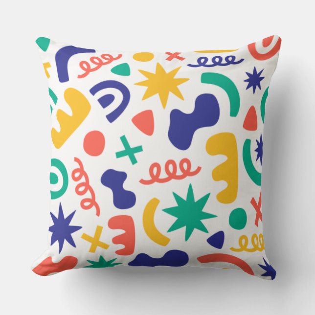 Almofada Abstrato forma um padrão sem falhas (Frente)