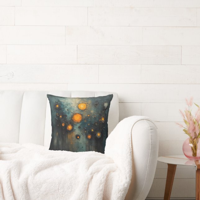 Almofada Abstrato luzes no escuro Ai art design (Sofá)