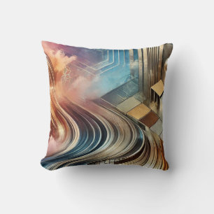 Almofada Abstrato Modern Travesseiro decorativo