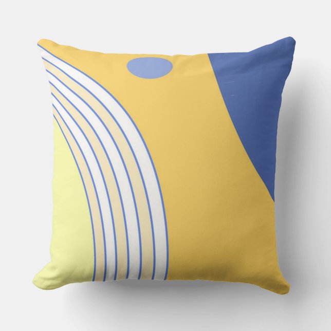 Almofada abstrato moderna (Frente)