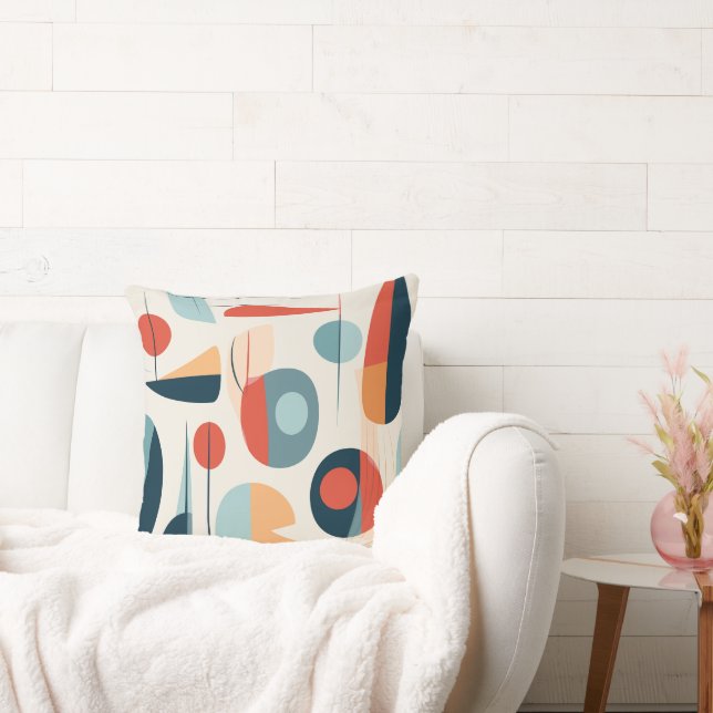 Almofada Abstrato Moderno de Meio século Negrito (Sofá)