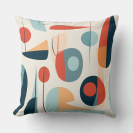 Almofada Abstrato Moderno de Meio século Negrito