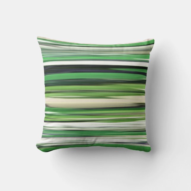 Almofada Abstrato nº 2: borrão verde (Frente)