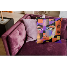 Almofada Abstrato O Senhor Fez Uma Mulher Fé Cristã