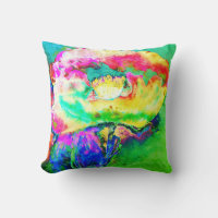 Abstrato papoila abstrato cor-de-rosa amarela