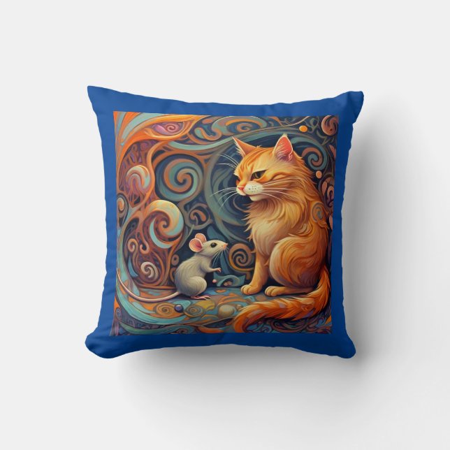 Almofada Abstrato para de vibração e Travesseiro decorativo (Frente)