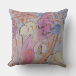 Almofada Abstrato Pastel Floral