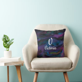 Almofada Abstrato personalizado purga a cor da água