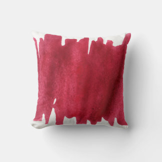 Almofada abstrato pintado de cor de água