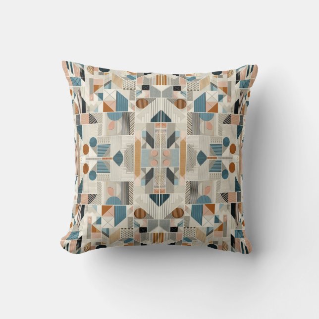 Almofada Abstrato por todo o Design (Frente)