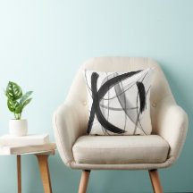 Abstrato preto e branco moderno