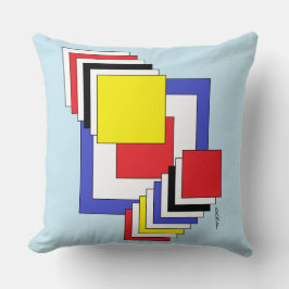 Almofada Abstrato quadrados