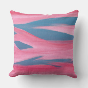 Almofada Abstrato Red Night Sky Pink Blue Travesseiros deco